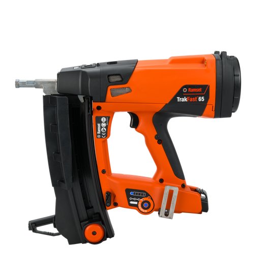 Ramset Trakfast 65 Concrete Nailer 15-65mm - Cordless, 105 Joules, Orange