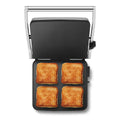 Breville the Toast and Melt Four Slice Sandwich Press - Brushed Stainless Steel, 2200W - LSG545BSS