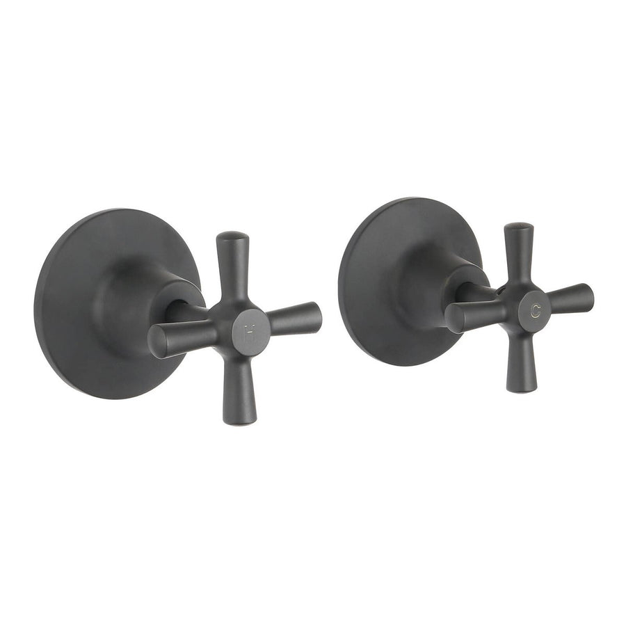 Mondella Cadenza Matte Black 1/2 Turn Wall Top Assembly 245mm - Precise Control - SuperSaverAU - view 1