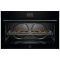Electrolux 90cm Pyrolytic Built-In Oven - 116L Dark Stainless Steel - AirFryPlus with Steam - EVEP9816BF