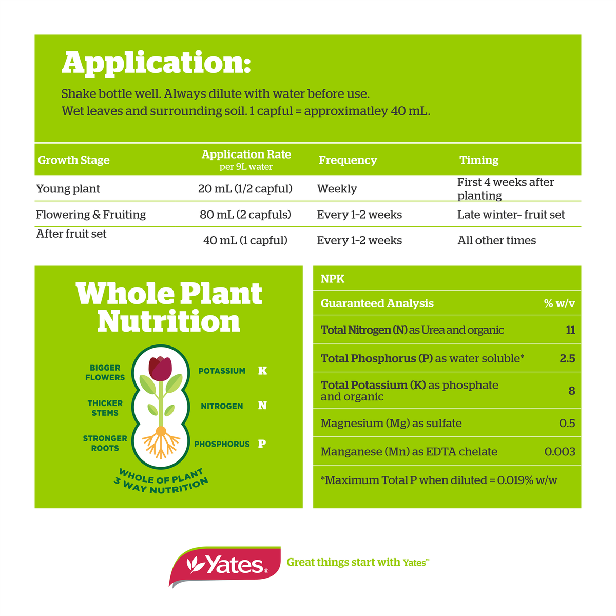 Yates Thrive Natural Citrus Plant Food 1L Liquid Fast Results - SuperSaverAU - view 3