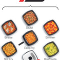 Tefal Versalio 7-in-1 Multi Cooker - 7 Cooking Modes, Adjustable Thermostat, 2L Oil Capacity, White - FR4900
