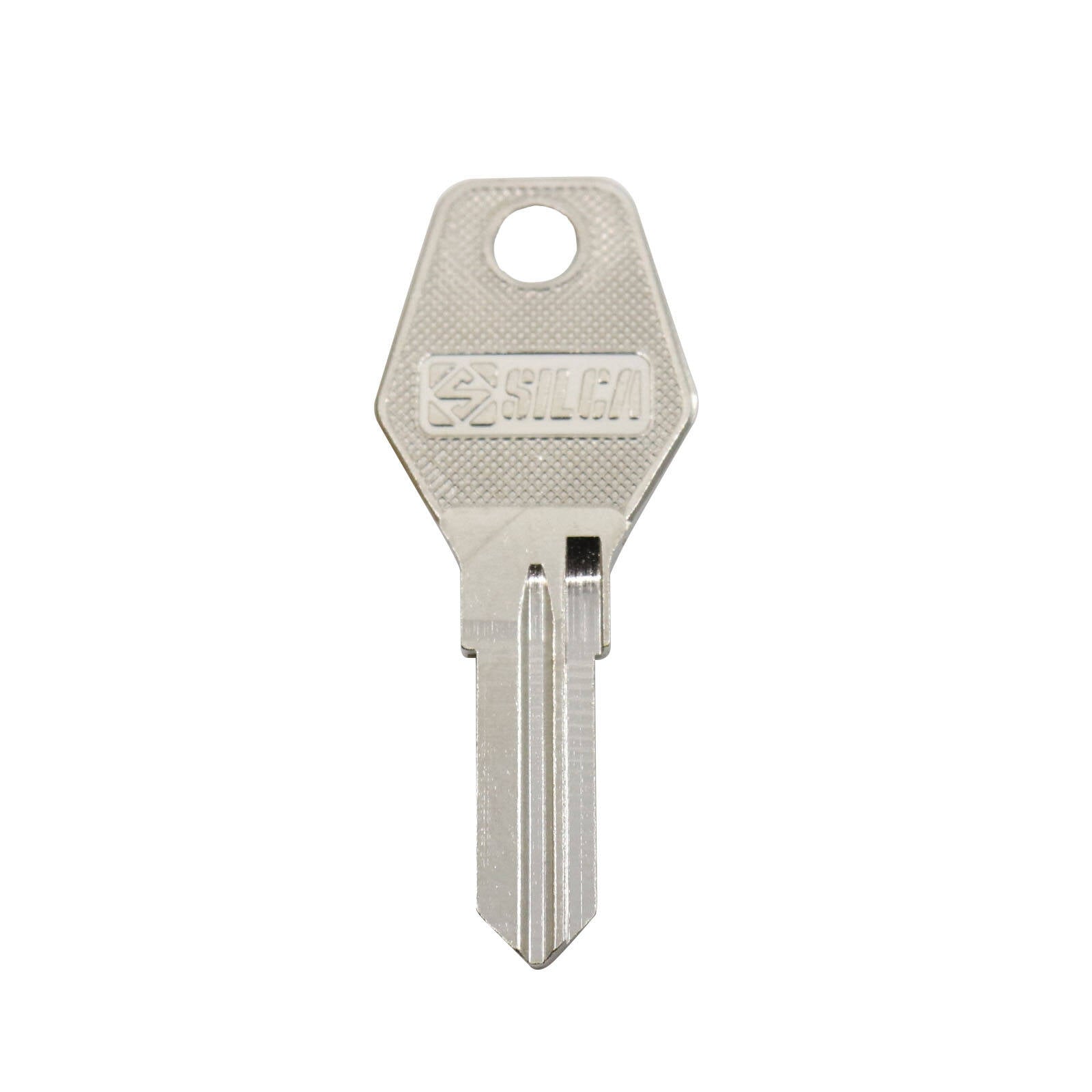 EHI LF37 Silver Blank Key 50mm Nickel Plated Brass