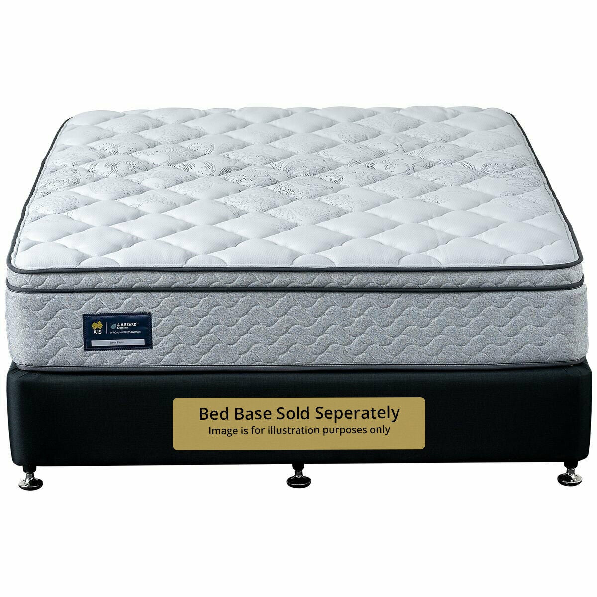 A.H. Beard Domino Turin plush double mattress - 10 year manufacturer warranty, made in Australia - DOTURPMDBL