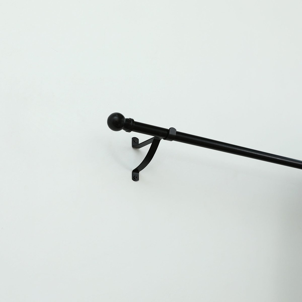 Windoware Curtain Bracket - 100mm - Black - 2 Pack - Metal - Durable - SuperSaverAU - view 2