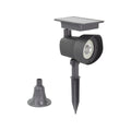 Luxzone 35cm LED Solar Spot Light - 120 Lumens - Aluminium - Grey - Outdoor - SuperSaverAU - view 1