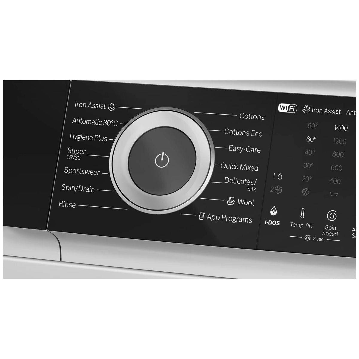 Bosch Series 8 10kg Front Load Washing Machine - i-DOS Detergent Scan, Iron Assist, App Programs - WGH254A1AU