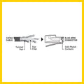 Antsig 50cm Cat6A RJ45 Ethernet Cable - 10Gbps Data Transfer - Gold-Plated Contacts - SuperSaverAU - view 3