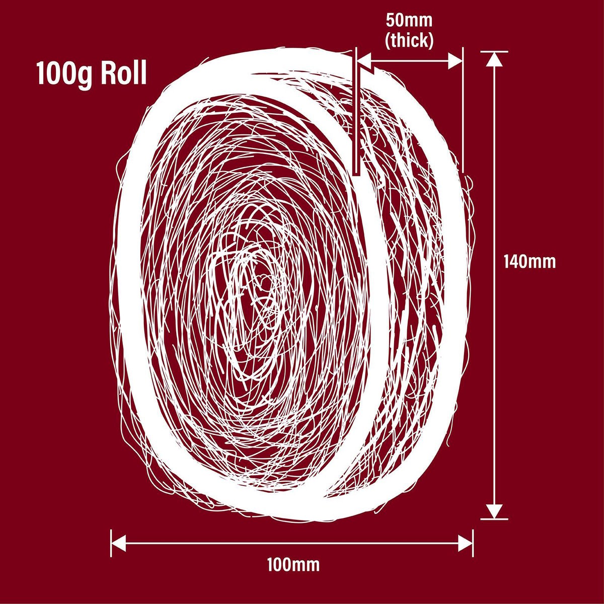 Rocket Steel Wool - 100G - Medium Grade - Flexible Use - SuperSaverAU - view 2