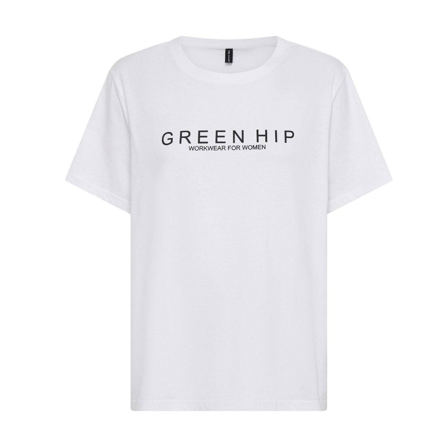 Green Hip Short Sleeve T Shirt 2XL - White - 100% Organic Cotton - Comfortable - SuperSaverAU - view 1