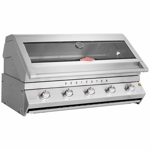 Beefeater 7000 Classic 5 Burner Built-In LPG BBQ - Stainless Steel with Black Attributes - BBG7650SA