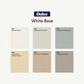 Dulux 4L Vivid White Matt Weathershield Exterior Paint UV Resistant Tintable