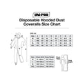 Uni Pro Extra Large Hooded Disposable Coveralls - White - 1 Pack - SuperSaverAU - view 3