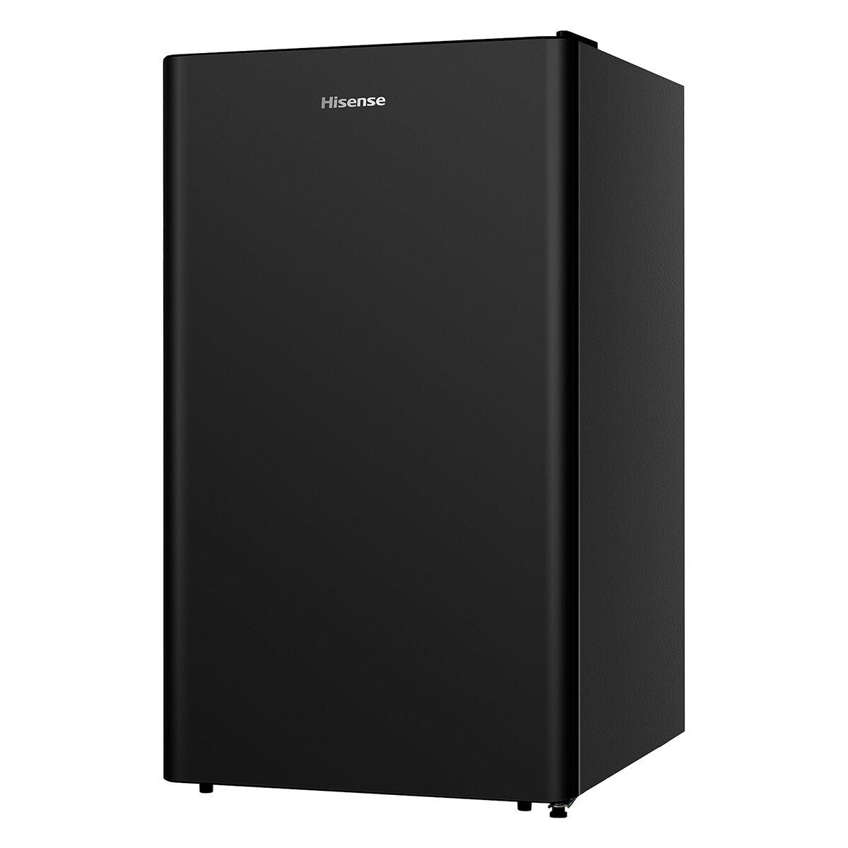 Hisense 124L bar fridge - black, Fresh Zone, large crisper, LED light, reversible door - HRBF126B