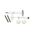 Fix a Loo Toilet Seat Blind Fixing Kit - 240mm x 125mm - Plastic - Easy Fit - SuperSaverAU - view 1