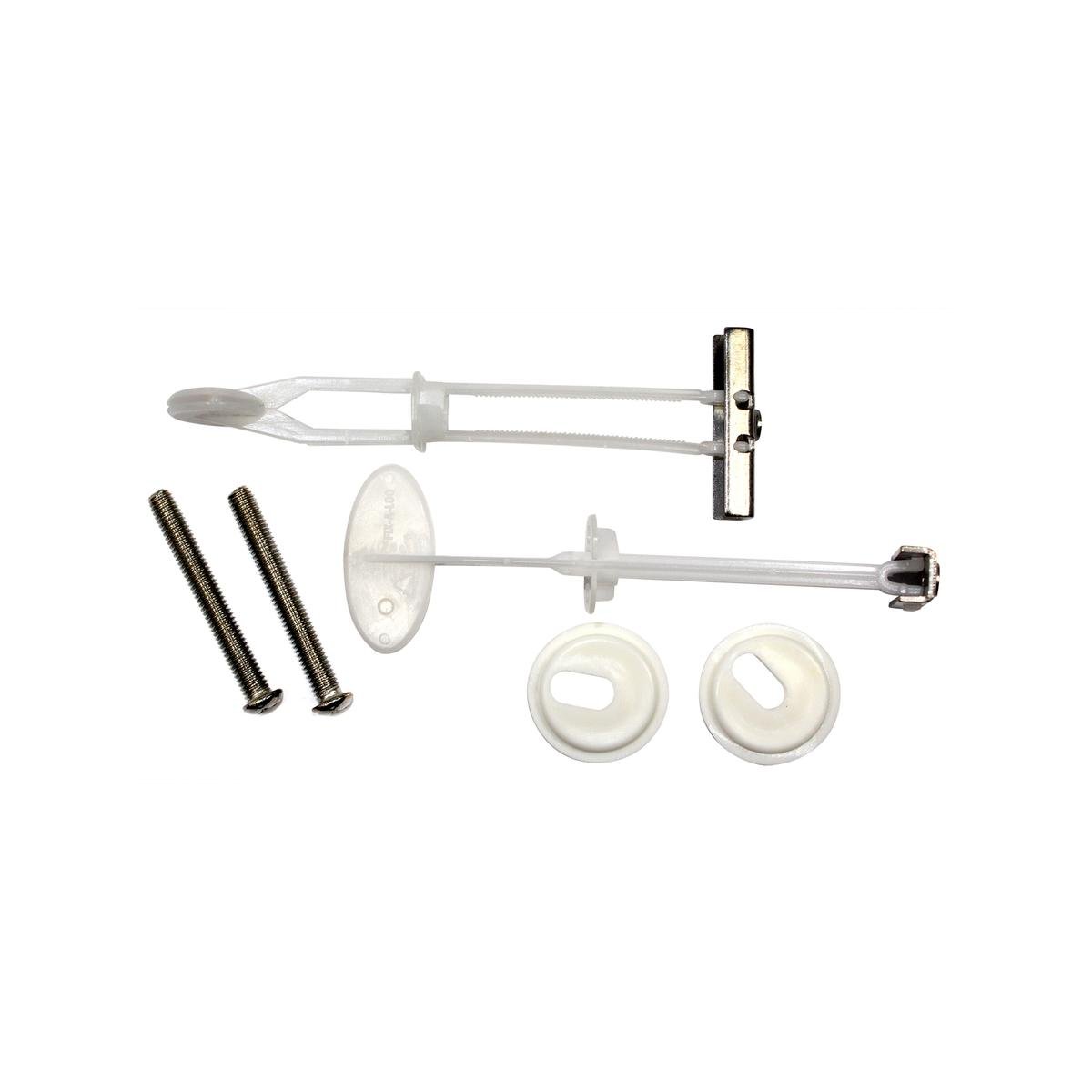 Fix a Loo Toilet Seat Blind Fixing Kit - 240mm x 125mm - Plastic - Easy Fit - SuperSaverAU - view 1