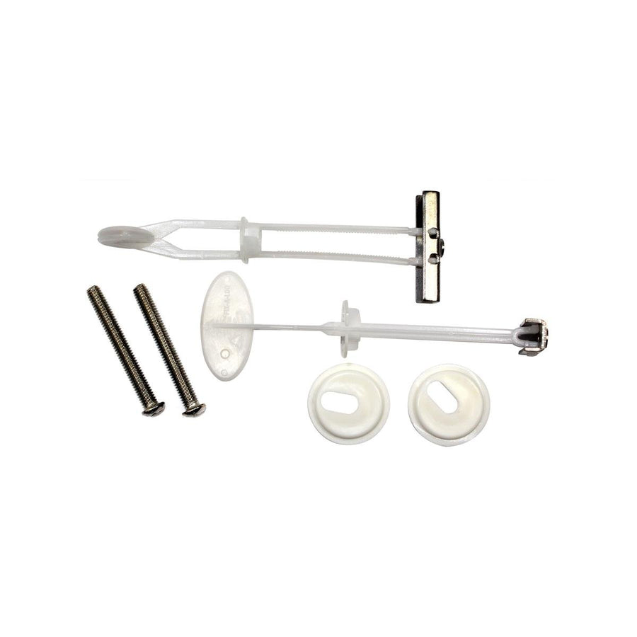 Fix a Loo Toilet Seat Blind Fixing Kit - 240mm x 125mm - Plastic - Easy Fit - SuperSaverAU - view 1