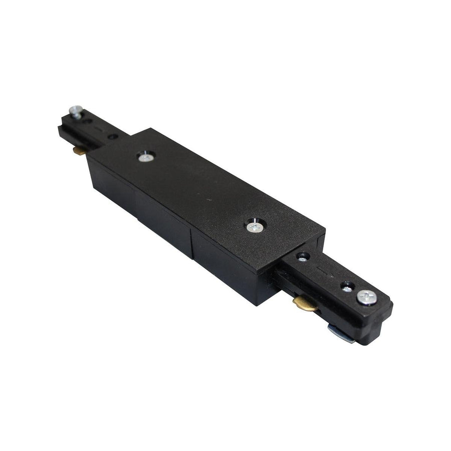 Mercator Single Track Circuit I Shaped Joiner - 117.5mm x 185mm x 35.5mm - Black Finish - 10A Load Capacity - SuperSaverAU - view 1