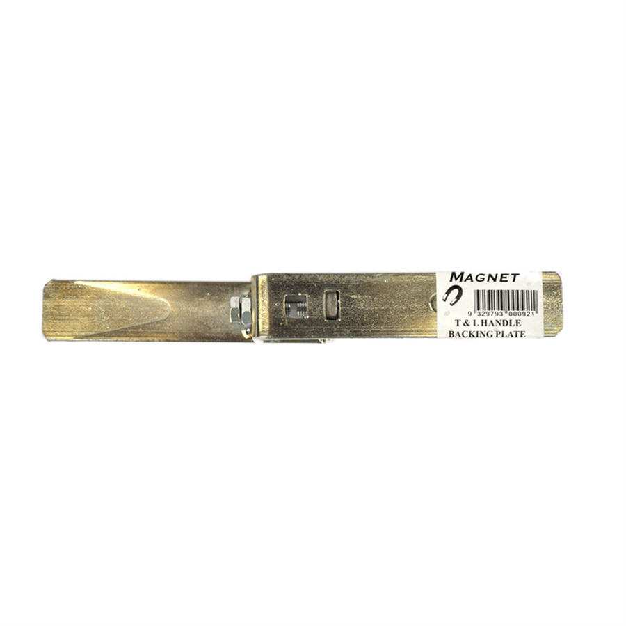 Magnet T&L Handle Backing Plate - 203mm - Steel - Easy Install - SuperSaverAU - view 1