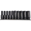 Kincrome Deep Impact Socket Set - 10 Piece - Chrome Molybdenum - Rust Resistant - SuperSaverAU - view 1