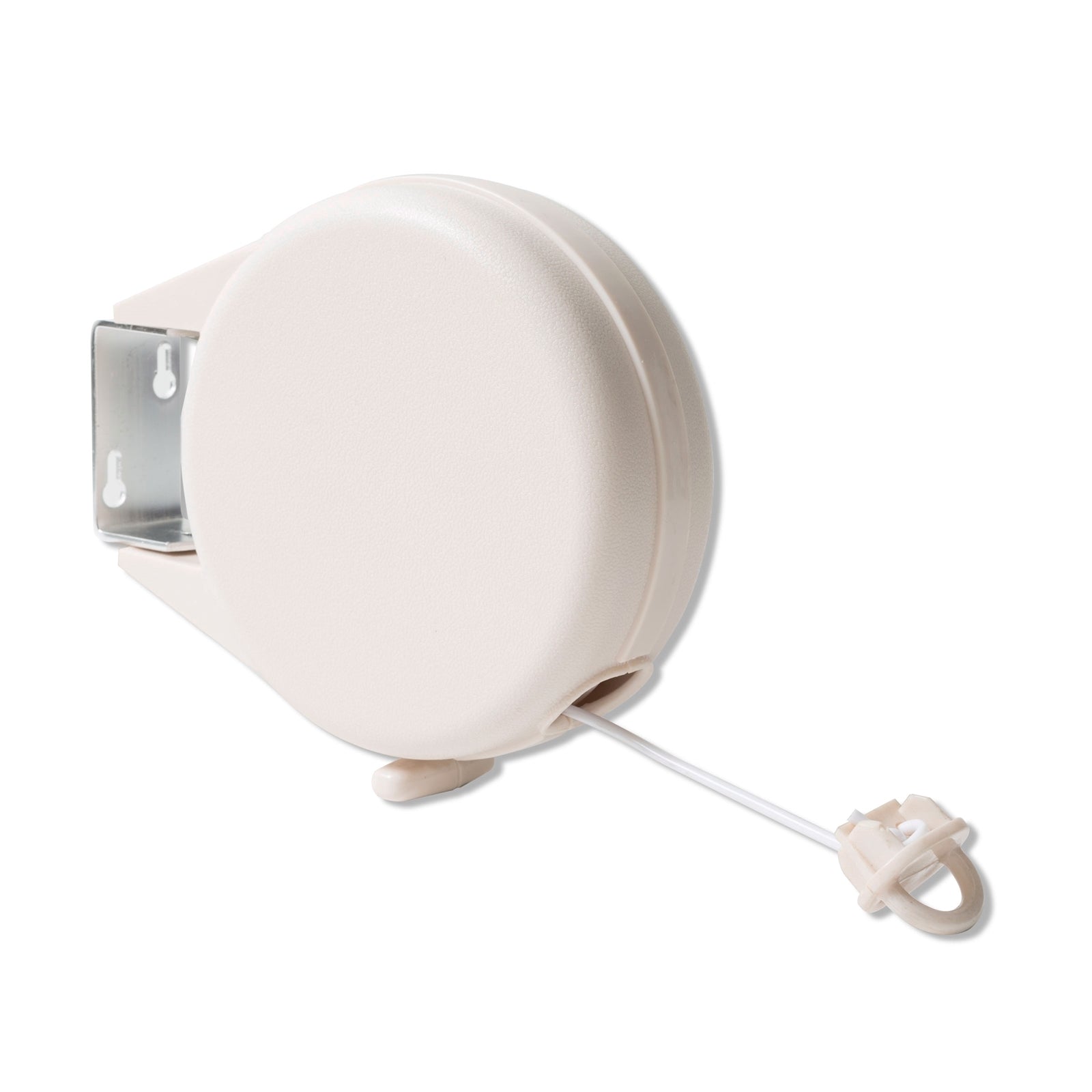 Sunfresh Single Line Retractable Clothesline, 15m Line, Wall-to-Wall, White