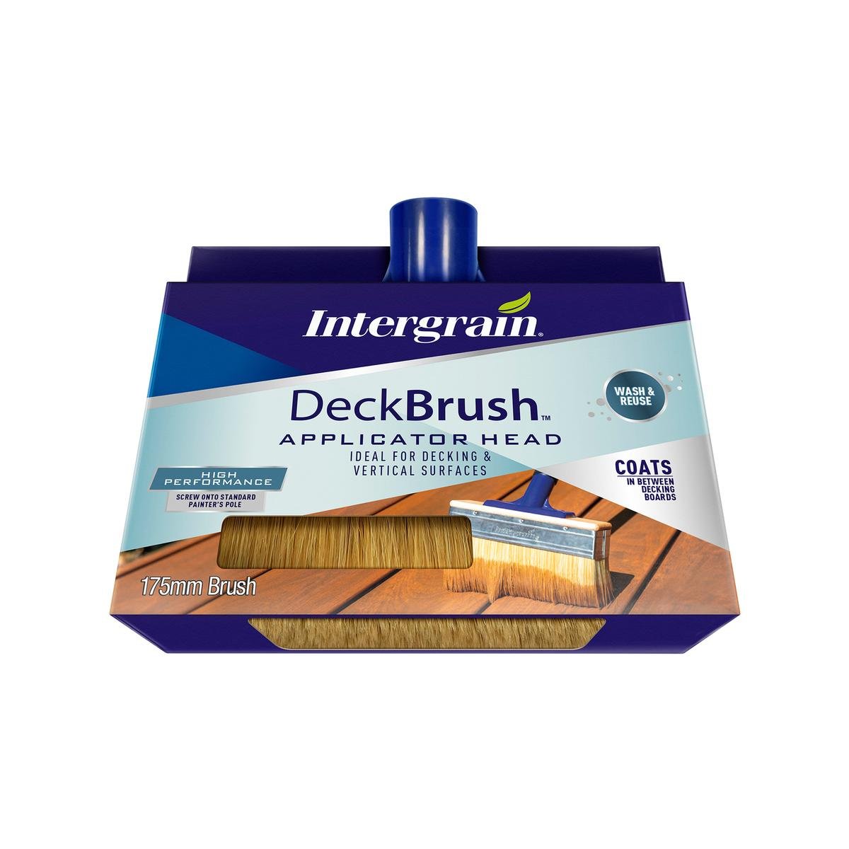 Intergrain 175mm Deckbrush Applicator Head - Smooth Finish - Versatile - SuperSaverAU - view 1