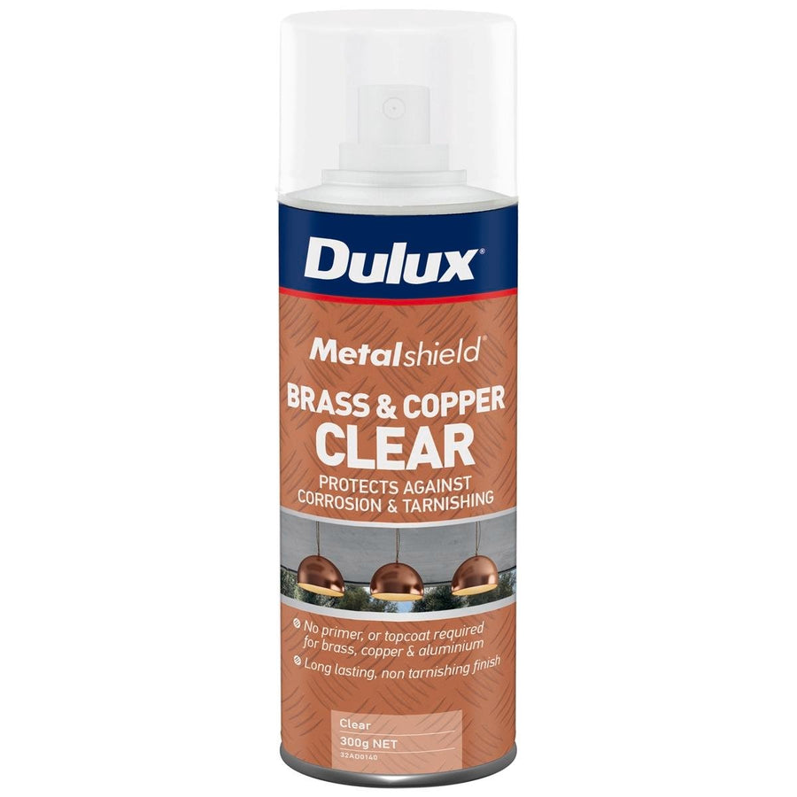Dulux Metalshield Clear Spray - 300g - Copper - Protective Coating - SuperSaverAU - view 1