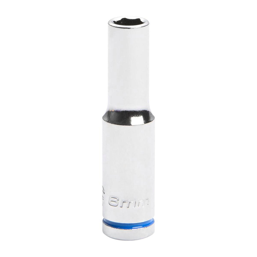 Kincrome 6mm Deep Socket - Chrome Vanadium Steel - Mirror Polish Finish - SuperSaverAU - view 1