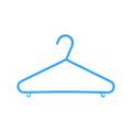 All Set Kids Clothes Hanger 12 Pack - BPA-Free - 170mm x 290mm - Assorted Colours - SuperSaverAU - view 4