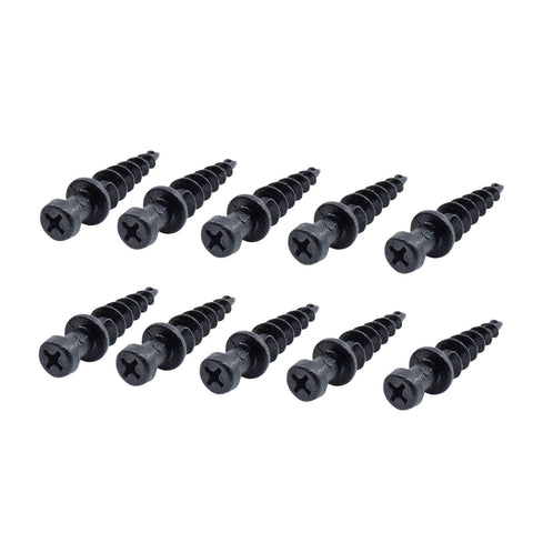 Everhang 30kg Black Heavy-Duty Picture Hanging Plasterboard Screw, 10 Pack