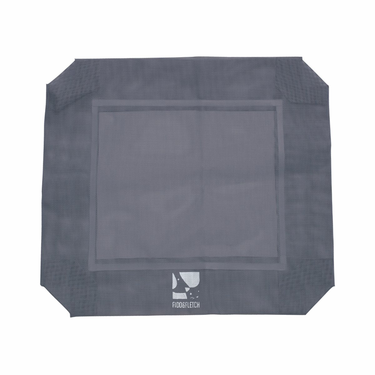 Fido Fletch Large Pet Bed Replacement Cover - Textilene - Grey - Odour Reducing - SuperSaverAU - view 1