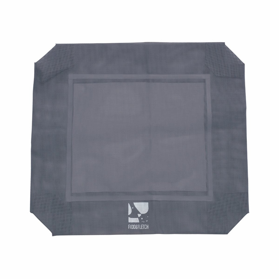 Fido Fletch Large Pet Bed Replacement Cover - Textilene - Grey - Odour Reducing - SuperSaverAU - view 1