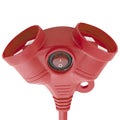 DETA 20m Red Extra Heavy Duty Dual Socket Extension Lead - 10A 240V Switched DRX20