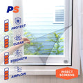 Permastik Removable Insect Screen Kit - 2m x 2m - Polyester - Easy Install - SuperSaverAU - view 4