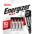 Energizer Max AAA Alkaline Battery - 4 Pack