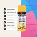 White Knight Squirts 310g Lemon Yellow Gloss Spray Paint - Indoor/Outdoor