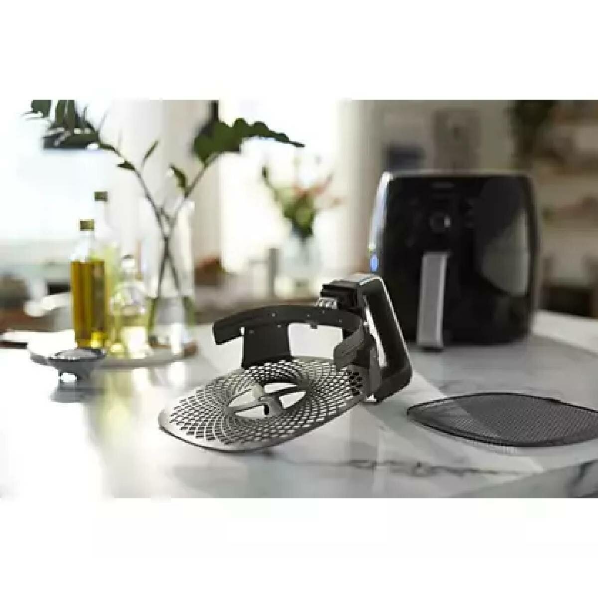 Philips Airfryer pizza master kit - 26cm pizza from 8 minutes, dishwasher-safe tray - HD9953-00