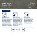 Dulux 300g Grey Granite Effects Spray Paint