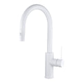 Mondella Resonance 35mm White Side Lever Multi-Function Sink Mixer, 6L/min 5 Star WELS Stainless Steel