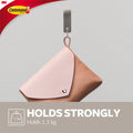 Command Medium Brushed Nickel Single Wall Hook 1 Pack