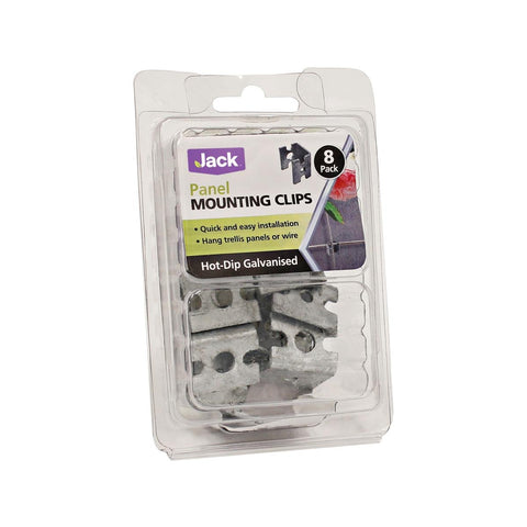Jack Panel Mounting Clips - 8 Pack - Hot-Dip Galvanised Steel - Durable - SuperSaverAU - view 1
