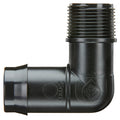 Pope 25mm Barbed x 20mm BSP Male Threaded Elbow - Black Poly, 1000kPa