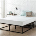 Zinus King Joseph Metal Bed Base - 25cm Platform Height, Reinforced Steel Frame, Black - AU-MBBF-10K