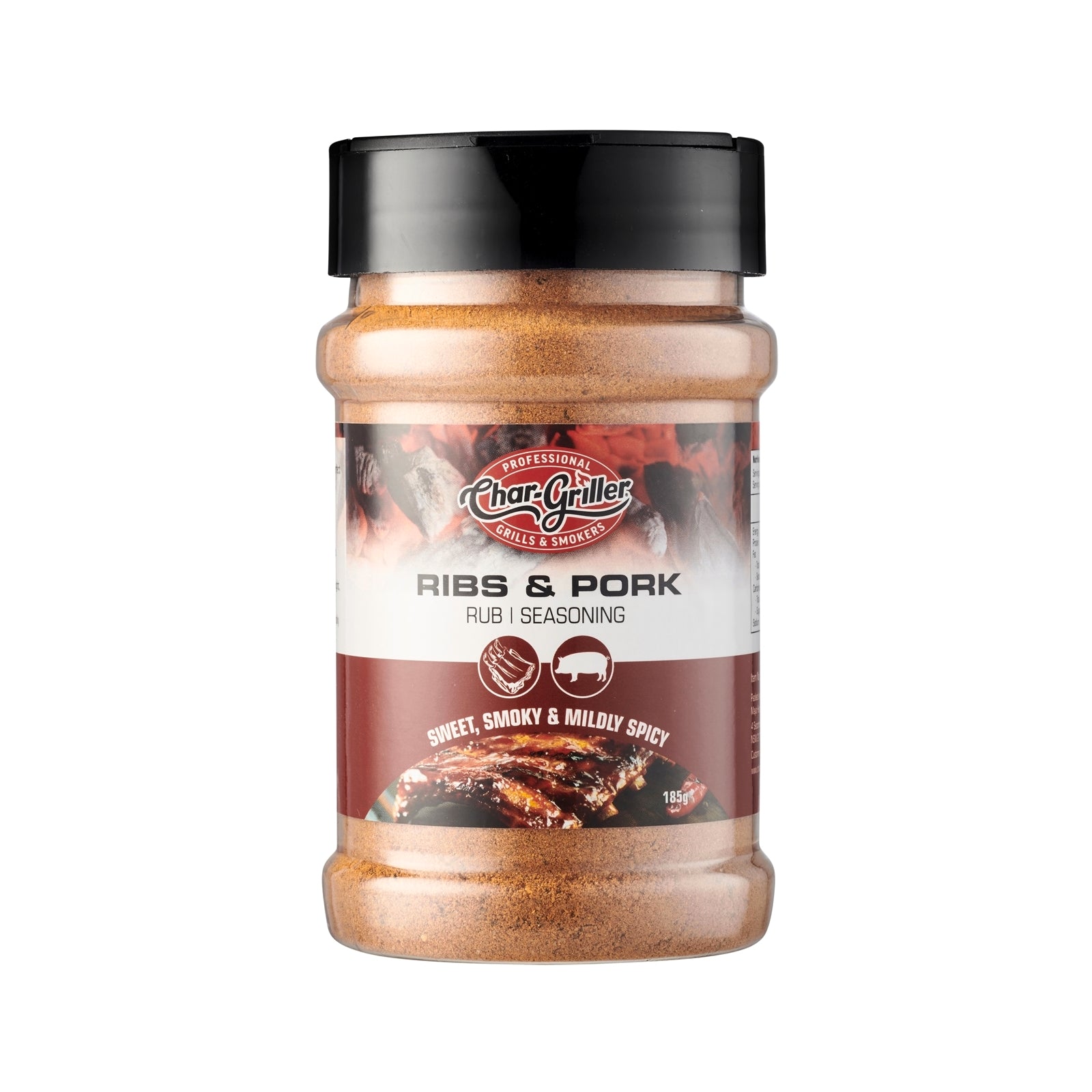 Char-Griller BBQ Rub Ribs and Pork 185g