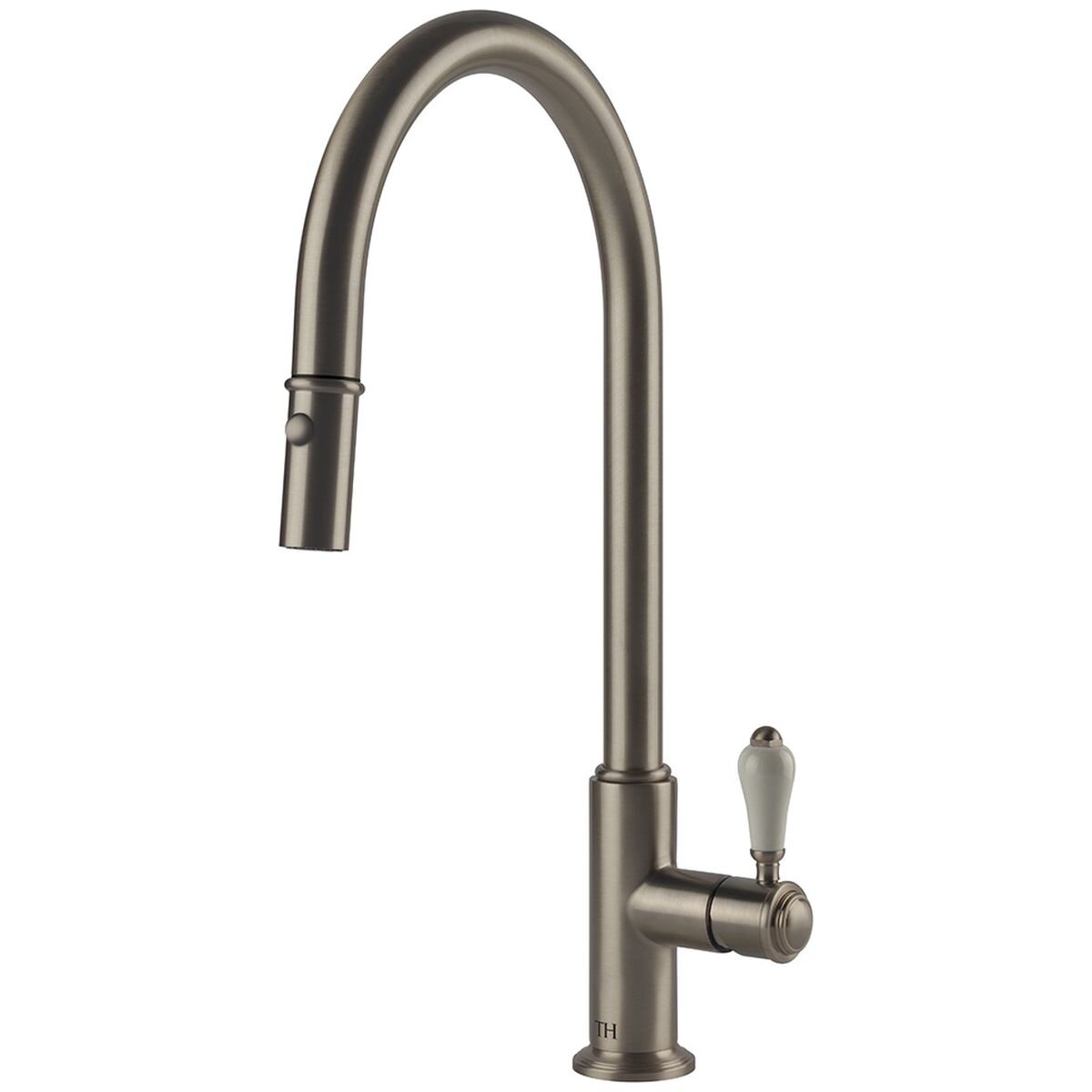 Turner Hastings Novi 75 Butler Sink Pack - Brushed Nickel Ludlow Pull Out Mixer Tap - PKG023
