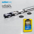 Sutton Tools 12.5mm INOX Stainless Steel Jobber Drill Bit, M2 HSS, 78mm Drilling Depth