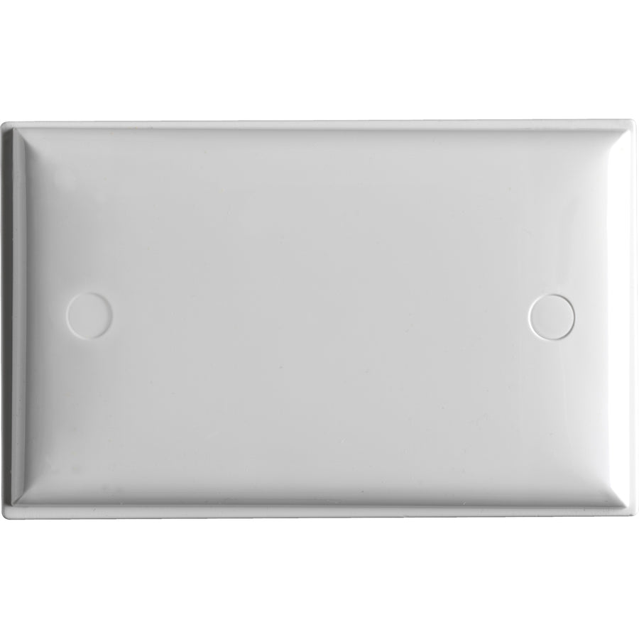 HPM White Blank Coverplate Standard Profile CD770/0WE