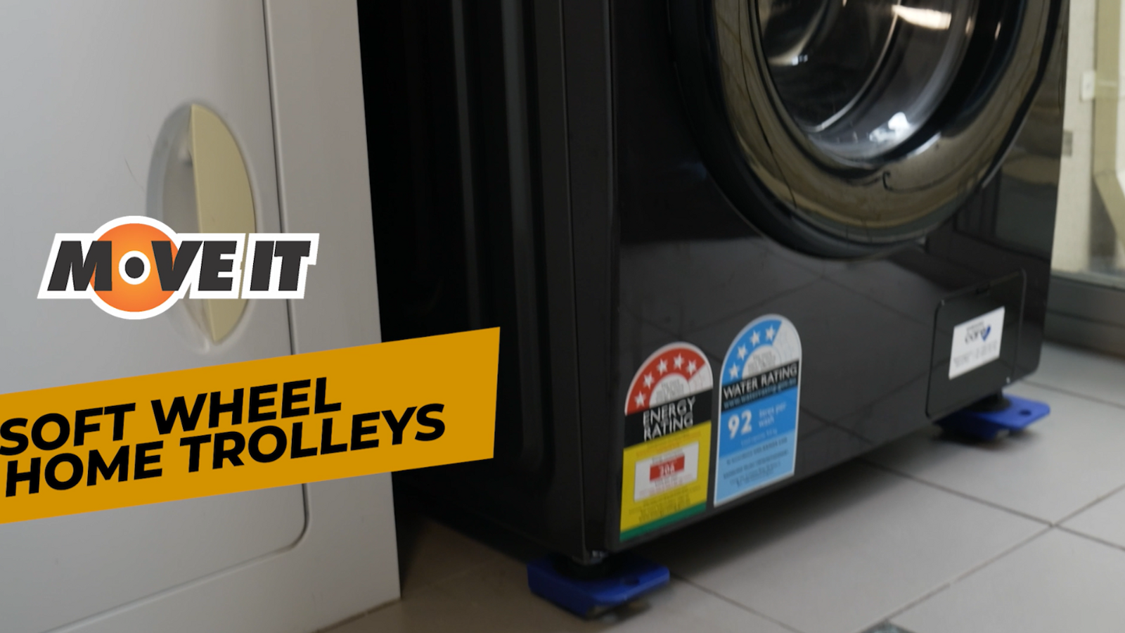 Move It 103 x 78mm Soft Wheel Home Furniture Trolley, 150kg
