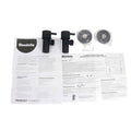 Mondella Resonance Matte Black 1/4 Turn Pin Lever Washing Machine Set, Brass