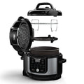 Ninja Foodi 6L Multi Cooker - 11 Functions, TenderCrisp Air Fry Lid, Pressure Cooker, Stainless Steel - OP350